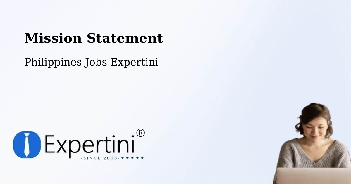Corporate Mission – Tambak - Philippines Jobs Expertini