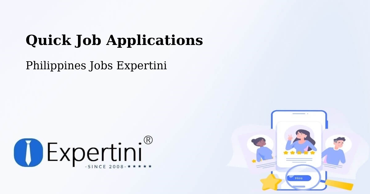 Quick Apply Feature – Tambak - Philippines Jobs Expertini
