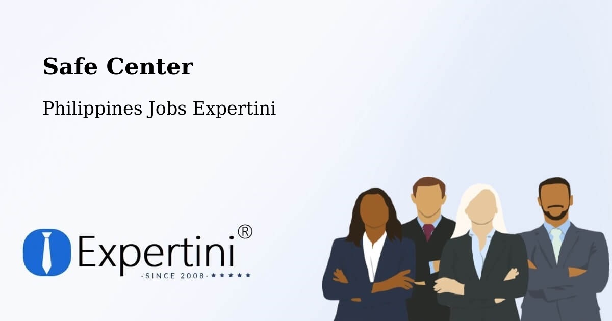 Safety Center – Tambak - Philippines Jobs Expertini